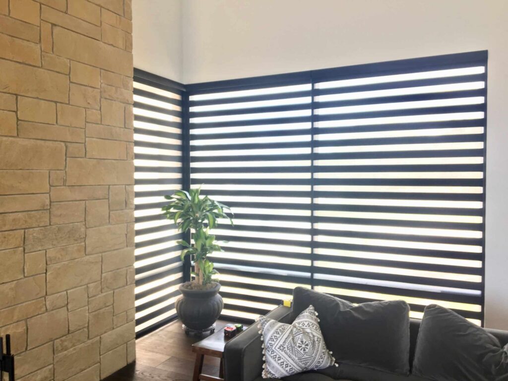 Layered Shade Fireplace