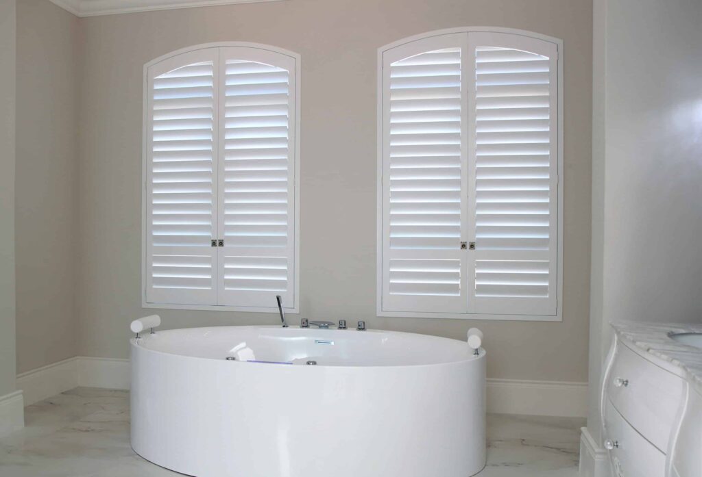 Norman White Arch Shutters Bathroom scaled